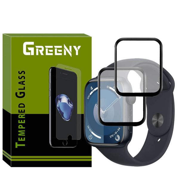 محافظ صفحه نمایش گرینی مدل GR-PM مناسب برای اپل واچ series 9 45mm بسته دو عددی