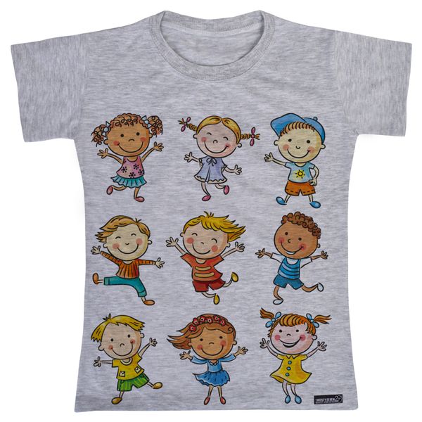 تی شرت آستین کوتاه پسرانه 27 مدل Child Cartoon Drawing کد MH797
