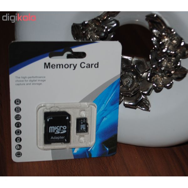 کارت حافظه microSDHC مدل DR8002 کلاس 10استاندارد HC ظرفیت 16 گیگابایت وکیوم آبی به همراه آداپتور SD