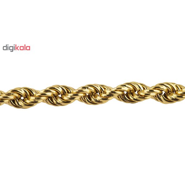 دستبند طلا 18 عیار کد B103 طنابی