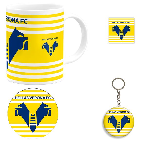 ست هدیه ماگ طرح باشگاه فوتبال هلاس ورونا مدل Hellas Verona F.C کد B1