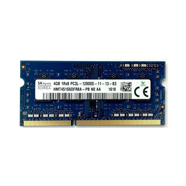 رم لپ تاپ DDR3 تک کاناله 1600 مگاهرتز CL11 اس کی هاینیکس مدل PC3-12800S ظرفیت 4 گیگابایت