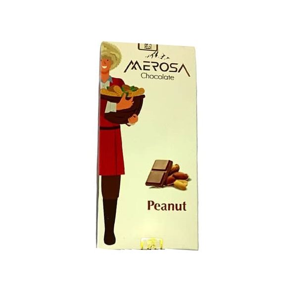 شکلات تخته ای بادام زمینی مروسا -100گرم