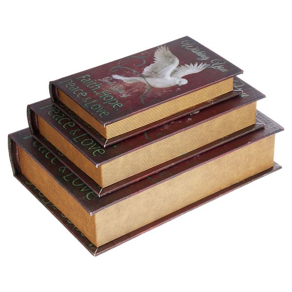 جعبه هدیه گره طرح کتاب مدل Bird 12 مجموعه 3 عددی