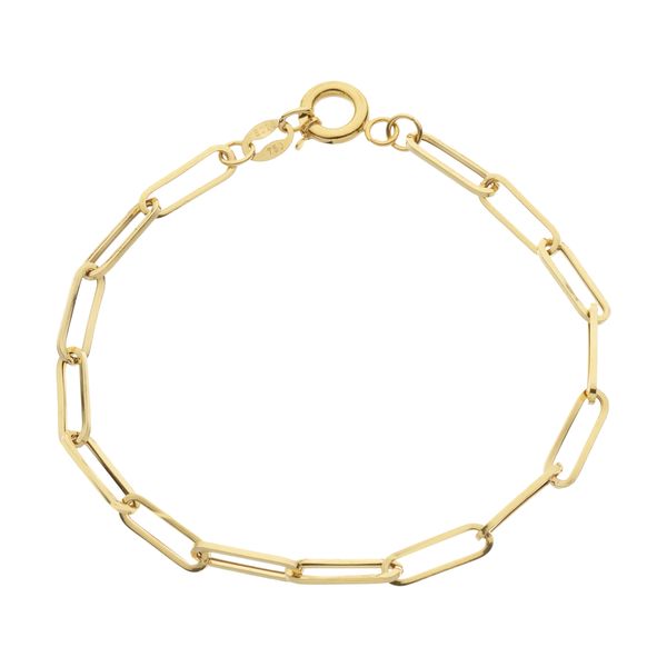 دستبند طلا 18 عیار زنانه مدیسا مدل B10001