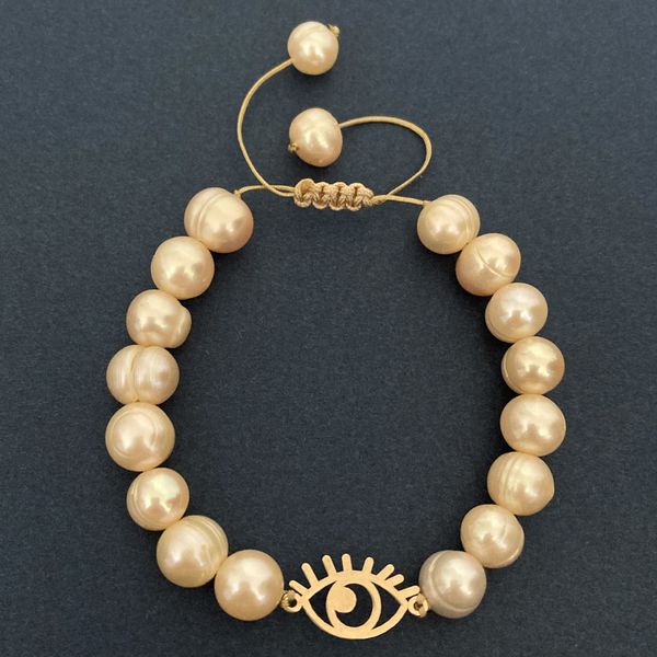 دستبند طلا 18 عیار زنانه الماسین آذر مدل CHESHM03