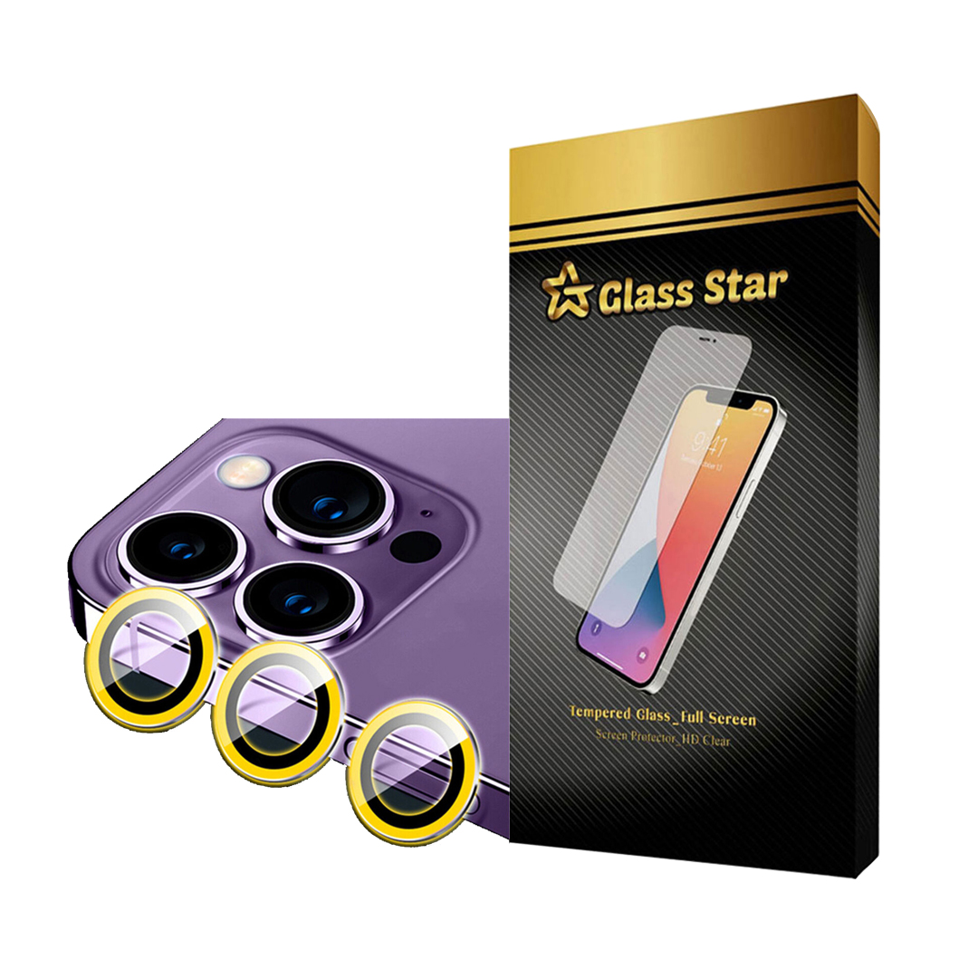  محافظ لنز دوربین گلس استار مدل SHABRANGG مناسب برای گوشی موبایل اپل iPhone 14 Pro Max / 14 Pro