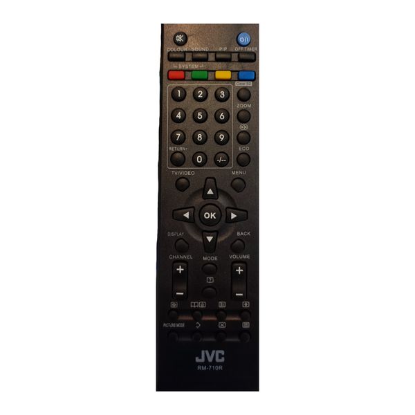ریموت کنترل تلویزیون جی وی سی مدل RM-710R