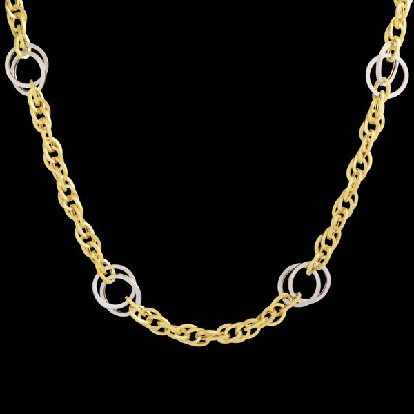 زنجیر طلا 18 عیار زنانه طلای مستجابی مدل اسپادانا کد 043