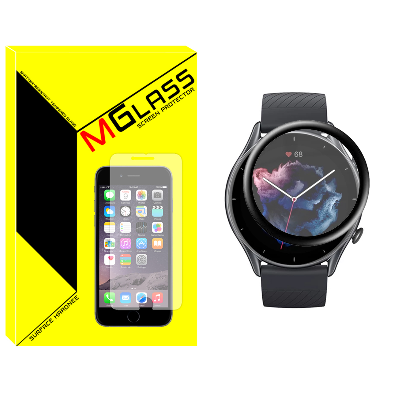 محافظ صفحه نمایش نانو ام‌گلس مدل Pmma-MG مناسب برای ساعت هوشمند امیزفیت GTR 3 Pro