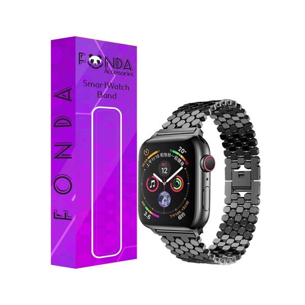 بند فوندا پلاس مدل FI مناسب برای ساعت هوشمند اپل iphone watch 45 mm