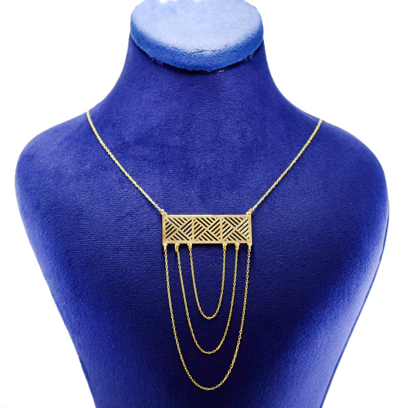 گردنبند طلا 18 عیار زنانه کانیار گالری مدل NE166