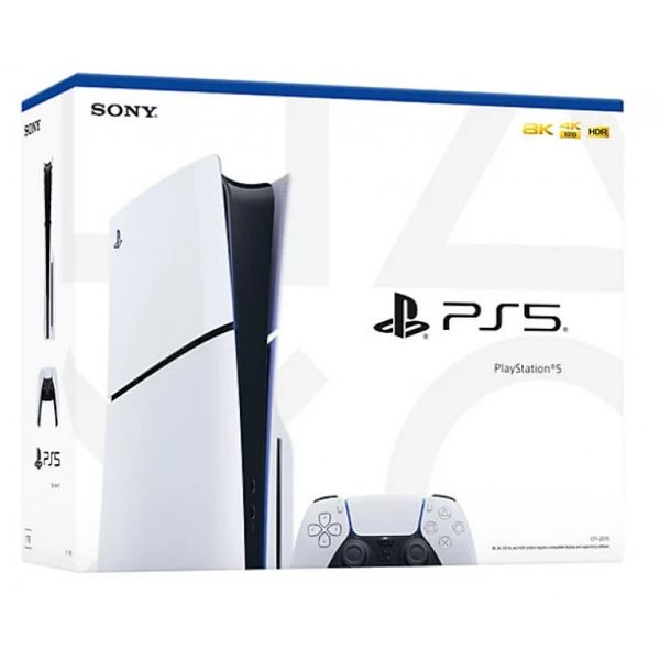 کنسول بازی سونی مدل PlayStation 5 Slim ظرفیت یک ترابایت ریجن 2000 آسیا به همراه دسته اضافی