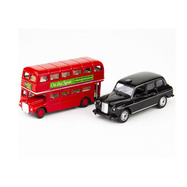 ماشین بازی ولی مدل اتوبوس و تاکسی لندن مجموعه دو عددی