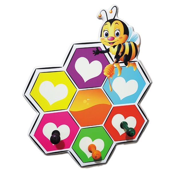 چوب لباسی کودک مدل Honey Bee