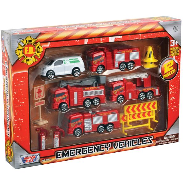 ماشین بازی موتورمکس مدل ست آتشنشانی 