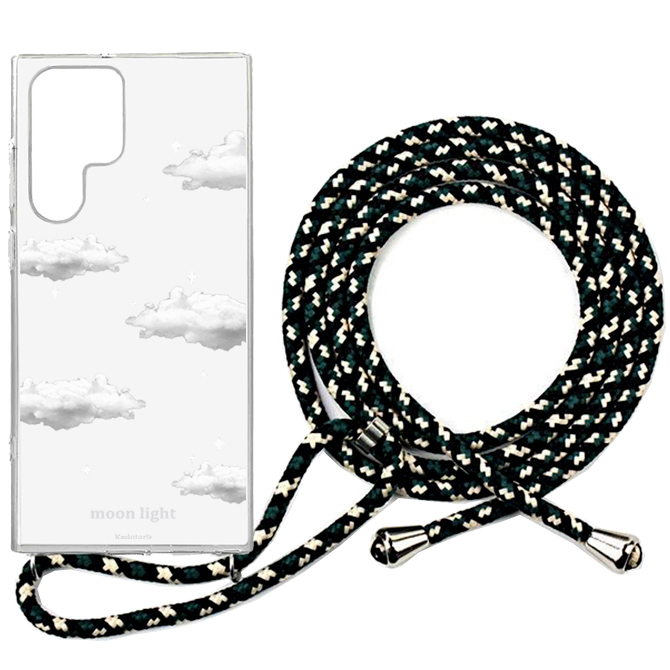 کاور طرح ابر مناسب برای گوشی موبایل سامسونگ  Galaxy S22 Ultraبه همراه بند