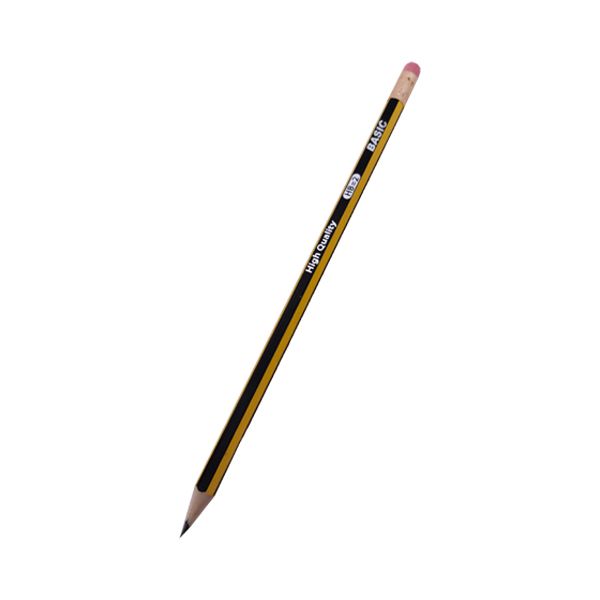مداد مشکی مدل بیسیک پاکن دار کد 6
