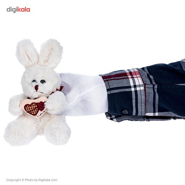 عروسک می تو یو مدل Rabbit And Heart ارتفاع 17.5 سانتی متر
