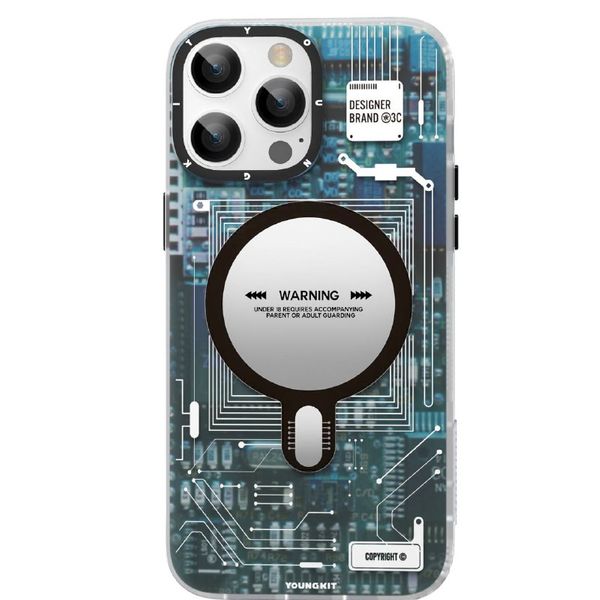 کاور یانگ کیت مدل Futuristic Circuit Magsafe مناسب برای گوشی موبایل اپل iphone 13 pro max