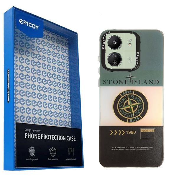 کاور اپیکوی مدل Stone Island مناسب برای گوشی موبایل شیائومی Redmi 13C/Poco C65