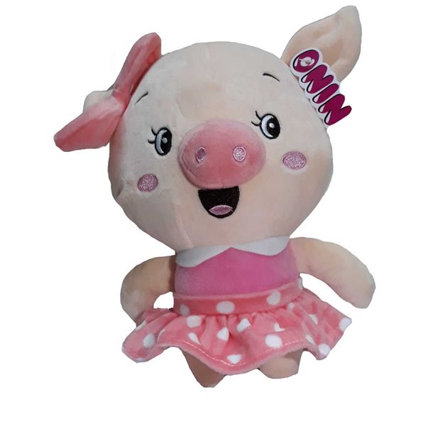 عروسک نینو طرح خوک دختر کد 815 ارتفاع 25 سانتی متر