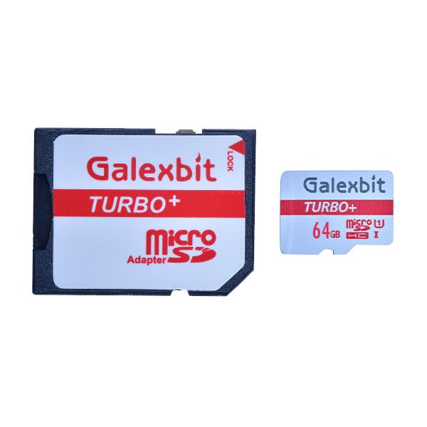 کارت حافظه microSDHC گلکسبیت مدل Turbo+ کلاس 10 استاندارد UHS-I سرعت 80MBps ظرفیت 64 گیگابایت به همراه آداپتور SD