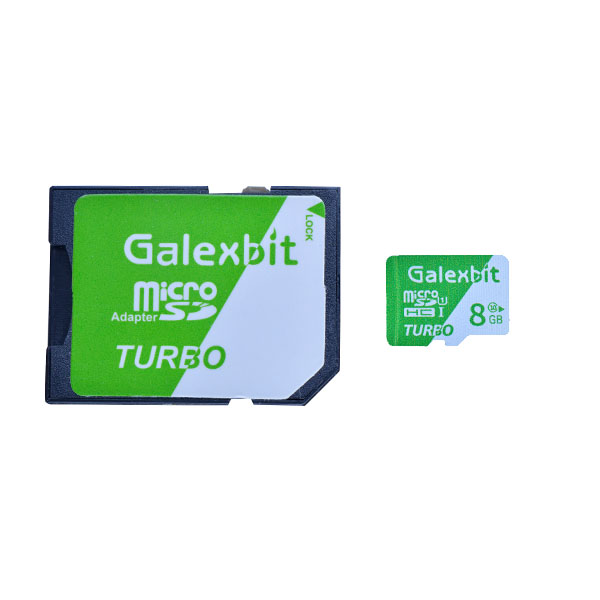 کارت حافظه microSDHC گلکسبیت مدل Turbo کلاس 10 استاندارد UHS-I سرعت 70MBps ظرفیت 8 گیگابایت به همراه آداپتور SD