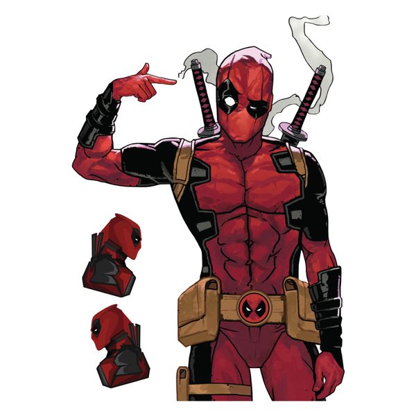 برچسب پلی استیشن 4 طرح Deadpool مجموعه 3 عددی