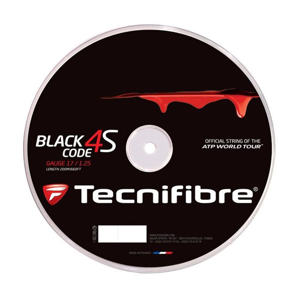 زه راکت تنیس تکنی فایبر سری Black Code 4s مدل 17
