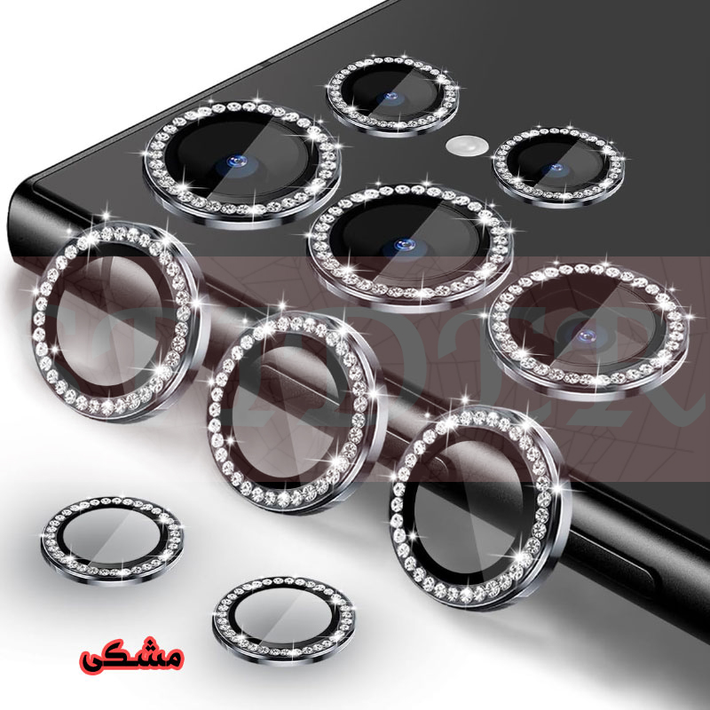 محافظ لنز دوربین اسپایدر مدل Diamond Lens مناسب برای گوشی موبایل سامسونگ Galaxy S24 Ultra