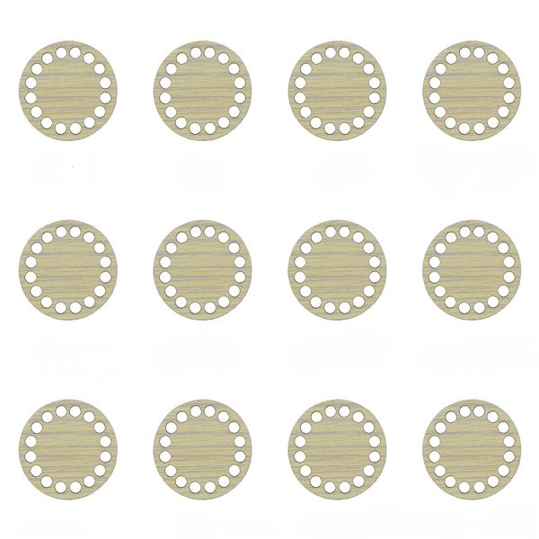 کفی تریکو بافی مدل دایره قطر ۸ مجموعه ۱۲ عددی