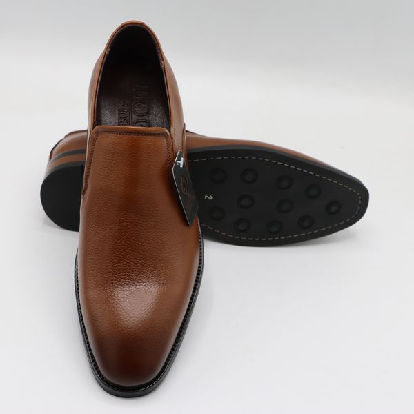 کفش مردانه مدل باتر کشی رسمی رنگ عسلی