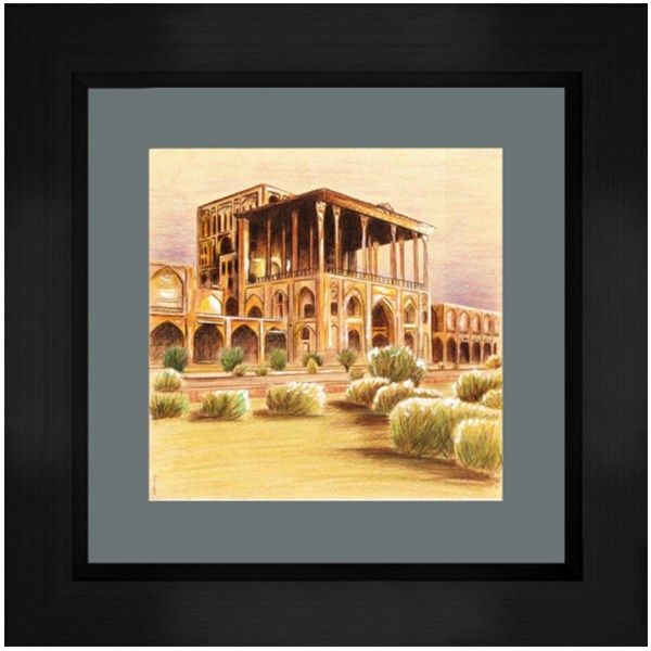 تابلو نقاشی گالری آثار هنر امروز طرح عالی قاپو اصفهان کد 19872