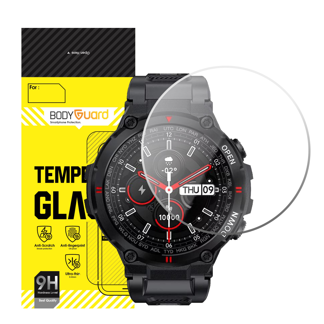 محافظ صفحه نمایش بادیگارد مدل Glass مناسب برای ساعت هوشمند هپی تاچ HT K22