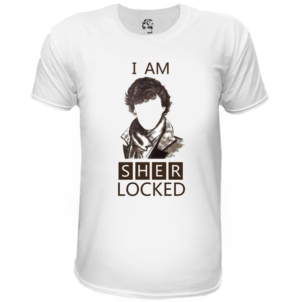 تی شرت آستین کوتاه مردانه اسد طرح Sherlock کد 59