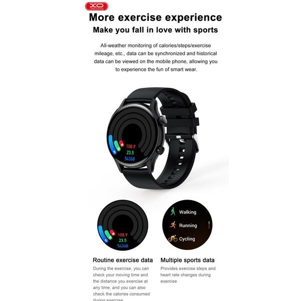 ساعت هوشمند ایکس او مدل xo-j4 smart sport