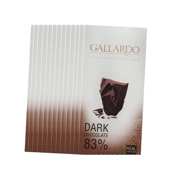 شکلات 83 درصد گالاردو فرمند -100 گرم بسته 12 عددی