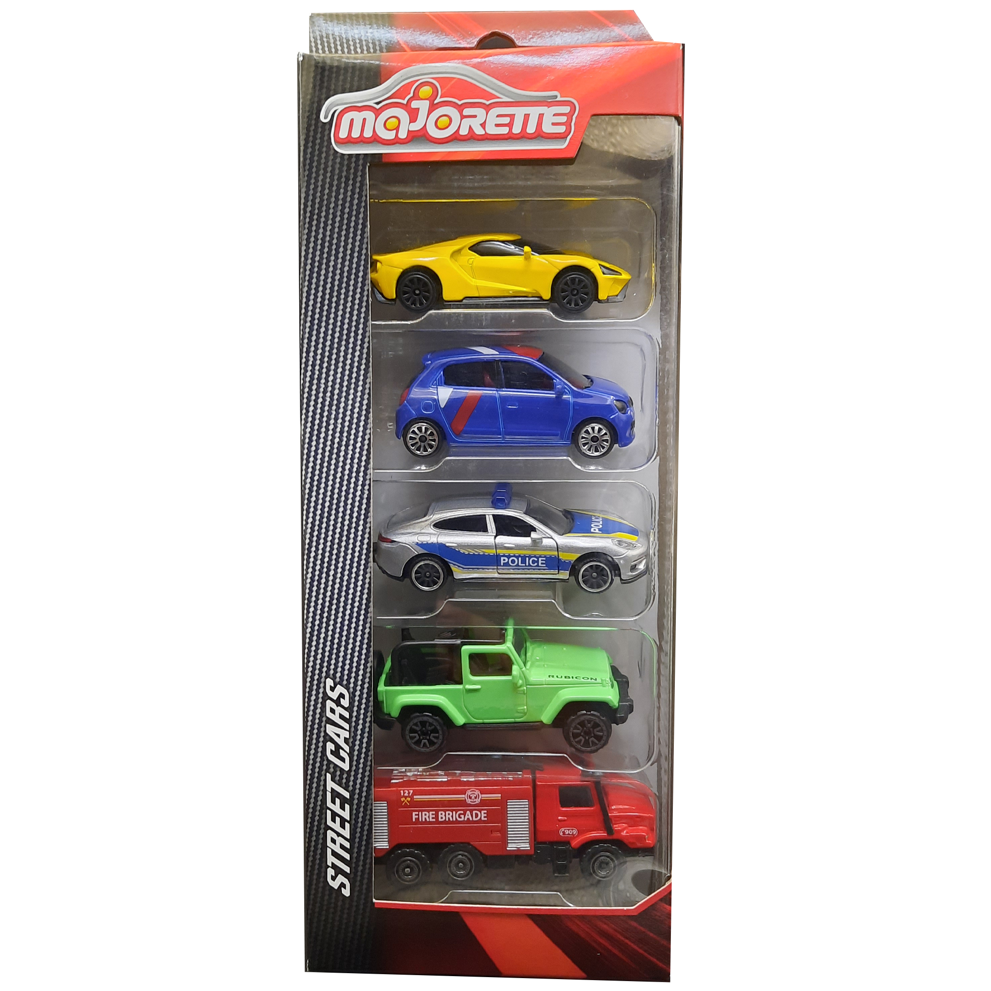 ماشین بازی ماژورت مدل MAJORETTE PACK-5 STREET CARS-3 بسته 5 عددی