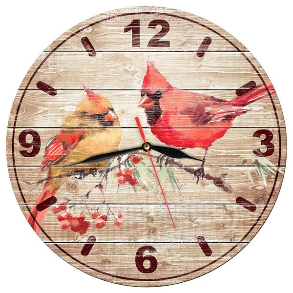 ساعت دیواری طرح چوب و پرنده روی شاخه کد 1406