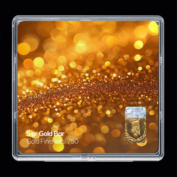 شمش طلا 18 عیار مدوپد مدل طلا کد SG11825