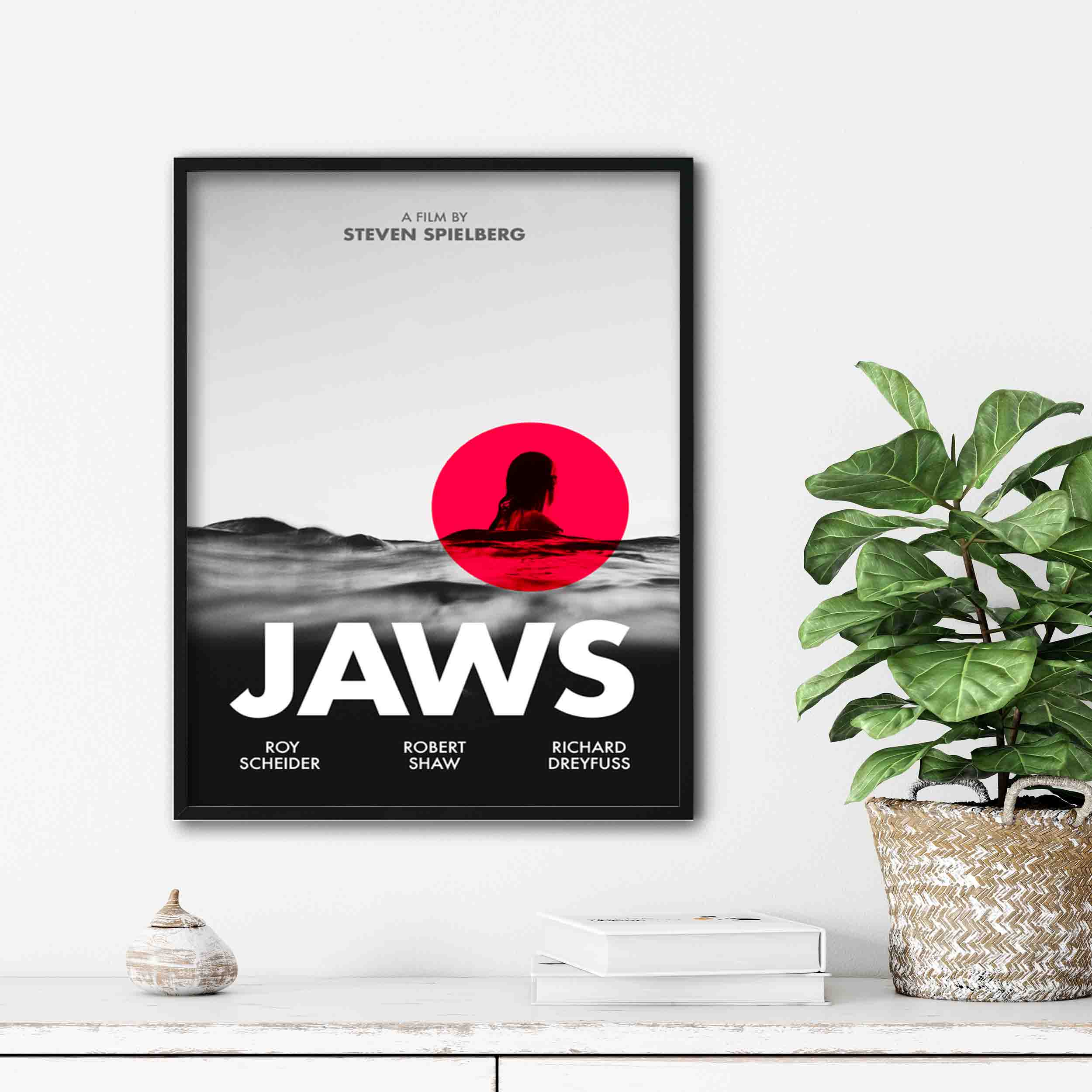 تابلو آتریسا طرح پوستر فیلم Jaws مدل ATm584