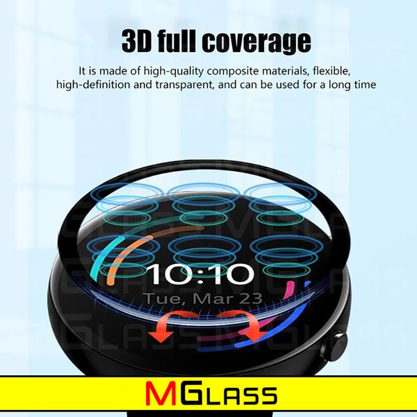 محافظ صفحه نمایش نانو ام‌گلس مدل NMG مناسب برای ساعت هوشمند میبرو A1 بسته دو عددی