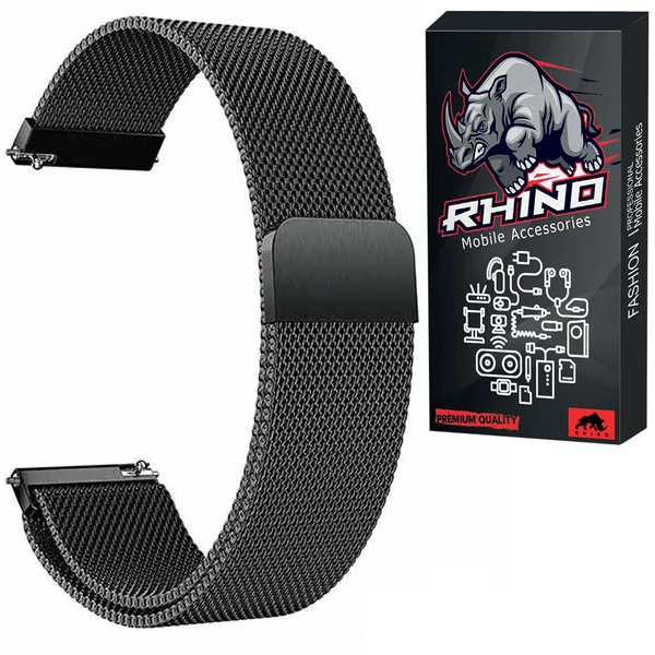 بند راینو مدل R-Milanese مناسب برای ساعت هوشمند میبرو Mibro Lite