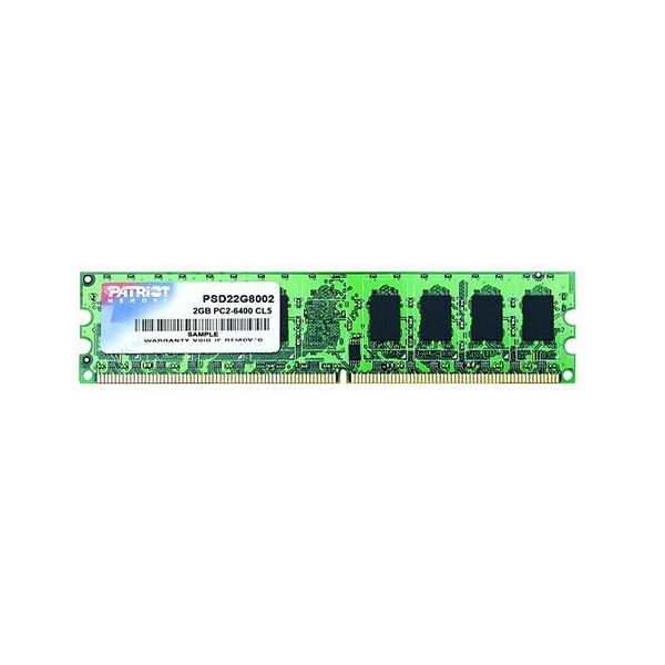 رم دسکتاپ DDR2 تک کاناله 800 مگاهرتز CL5 پاتریوت مدل PSD22G8002 ظرفیت 2 گیگابایت