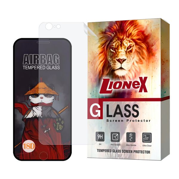 محافظ صفحه نمایش لایونکس مدل AIRNABKLI مناسب برای گوشی موبایل اپل iPhone 6s / iPhone 6 به همراه محافظ پشت گوشی