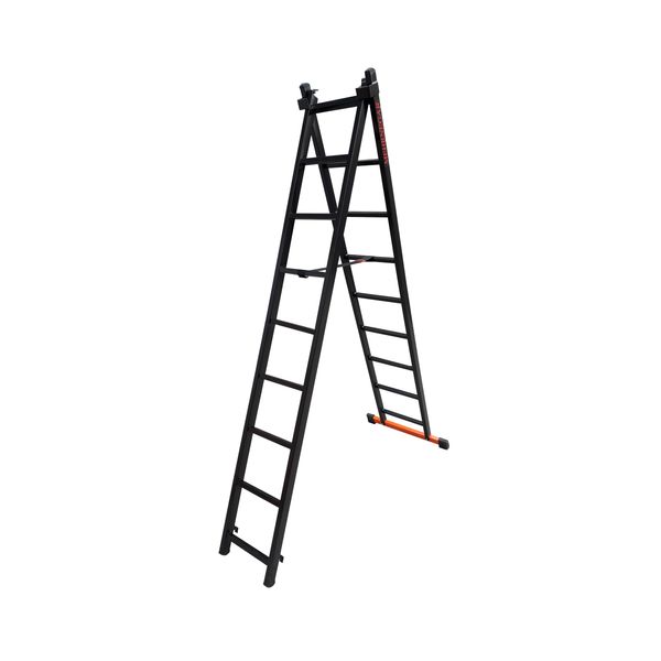 نردبان 18 پله مهرنگار مدل گلکسی به همراه پایه تعادل