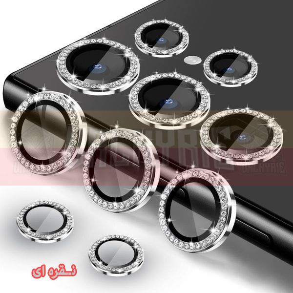 محافظ لنز دوربین والکری مدل Diamond-V مناسب برای گوشی موبایل سامسونگ Galaxy S24 Ultra 