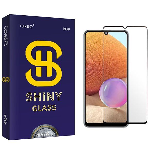 محافظ صفحه نمایش شیشه ای آتوچبو مدل Shiny Full مناسب برای گوشی موبایل سامسونگ Galaxy A32 4G