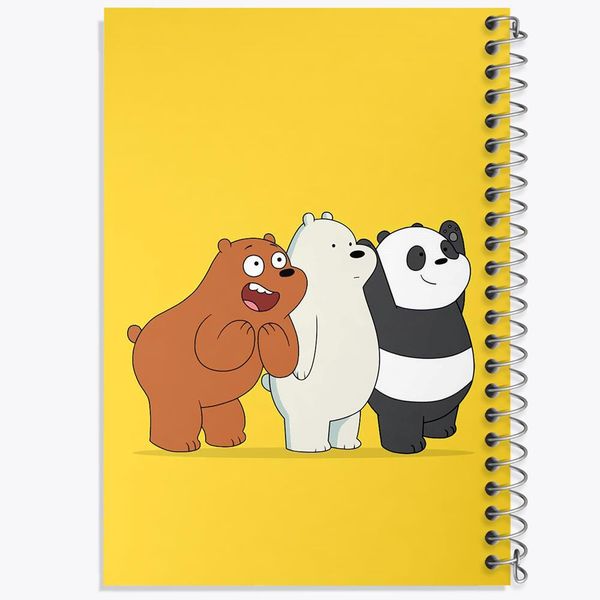 دفتر لیست خرید 50 برگ خندالو طرح انیمیشن سه خرس کله پوک کد 27652